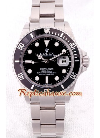 Rolex Submariner Stainless Steel Swiss Wristwatch ROLX823