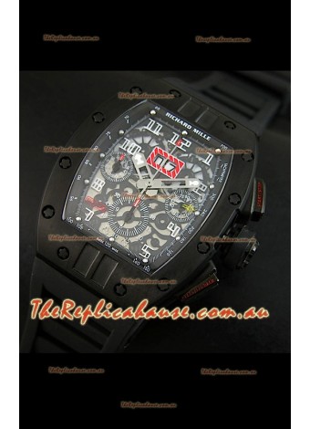 Richard Mille RM011 Filipe Massa Edition PVD Casing Swiss Replica Watch