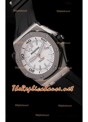 Audemars Piguet Royal Oak Scuba Swiss Watch in Rubber Strap