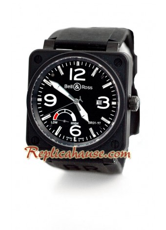 Bell and Ross BR01-97 Power Reserve Swiss Wristwatch BELLRS63