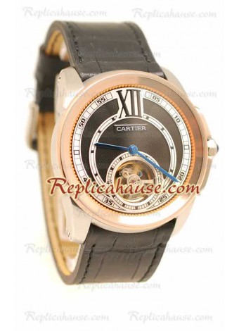 Calibre de Cartier Flying Tourbillon Wristwatch CTR29