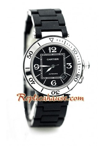 Cartier De Pasha Seatimer Swiss Wristwatch CTR69