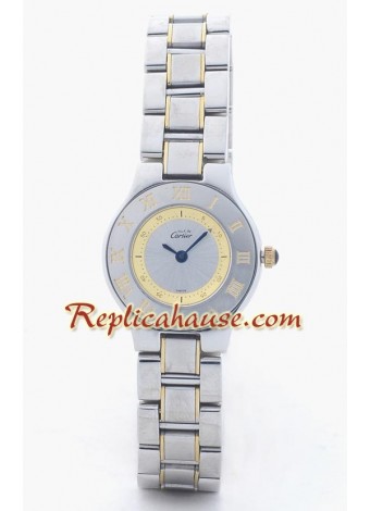 Cartier 21 Must De Ladies Wristwatch CTR39