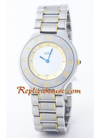 Cartier 21 Must De Mens Wristwatch CTR40