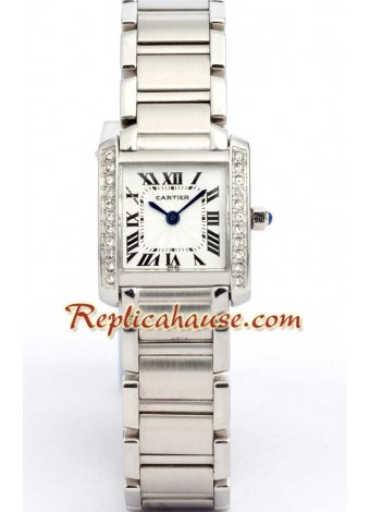 Cartier Tank Francaise Lady's Wristwatch CTR243