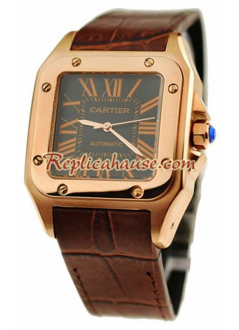 Cartier Santos 100 Swiss Wristwatch CTR191