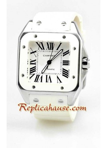 Cartier Santos 100 Swiss Wristwatch CTR196