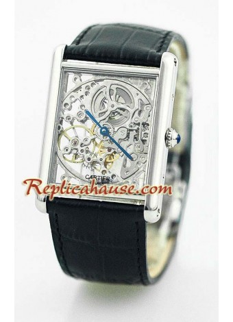 Cartier Swiss Skeleton Wristwatch CTR230