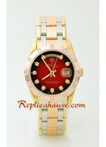 Rolex Day Date Three Tone Wristwatch ROLX539