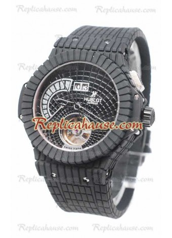 Hublot Black Caviar Tourbillon Power Reserve Wristwatch HUB-20110523