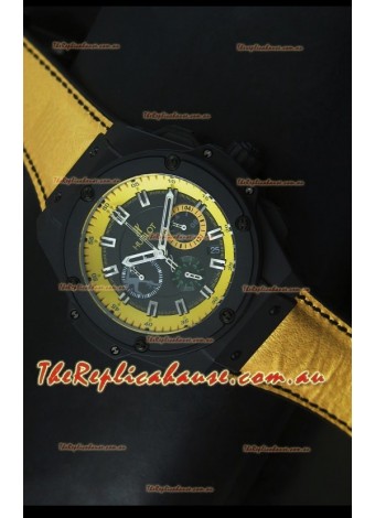 Hublot Big Bang Yellow Skeleton Swiss Quartz Timepiece 45MM