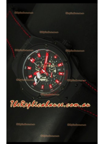 Hublot Big Bang King F1 MONZA Edition PVD Swiss Quartz Timepiece 45MM