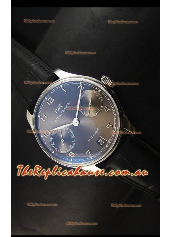 IWC Portugieser IW500703 Swiss Automatic Watch in Grey Dial - Updated 1:1 Mirror Replica  