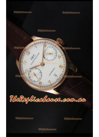 IWC Portugieser IW500701 Swiss Automatic Watch in White Dial - Updated 1:1 Mirror Replica  