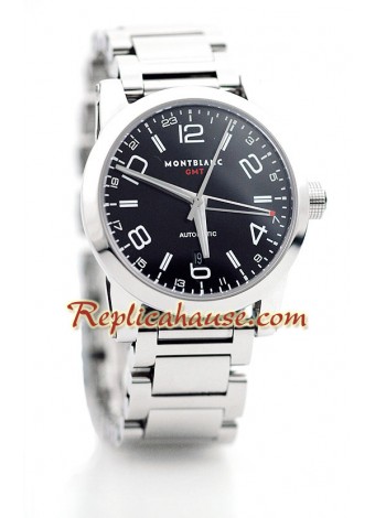 Mont Blanc Timewalker GMT Swiss Wristwatch MBLNC28