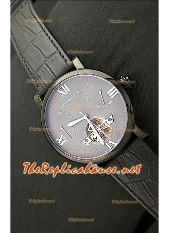Cartier Calibre Tourbillon Japanese Watch in Grey Dial