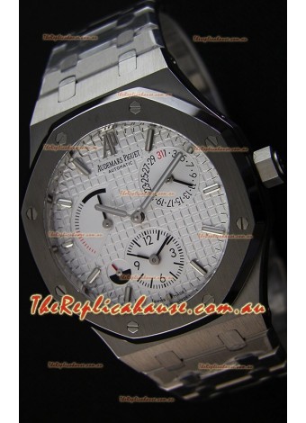 Audemars Piguet Royal Oak Dual Time Swiss Replica Watch  in White Dial