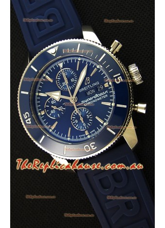 Breitling Superocean Heritage II Blue Dial 46MM 1:1 Mirror Swiss Replica Watch 