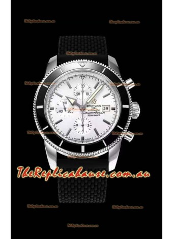 Breitling SuperOcean Heritage II 44MM White Dial Swiss Replica Timepiece 