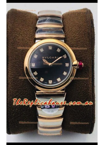 Bvlgari LVCEA Edition Watch in Two Tone Rose Gold Steel - 1:1 Mirror Replica