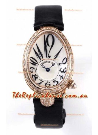 Breguet Reine De Naples Ladies Rose Gold Swiss 1:1 Edition Replica Watch 