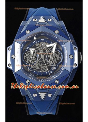Hublot Big Bang UNICO Sang Bleu II Blue Ceramic 1:1 Mirror Quality Swiss Replica Watch 
