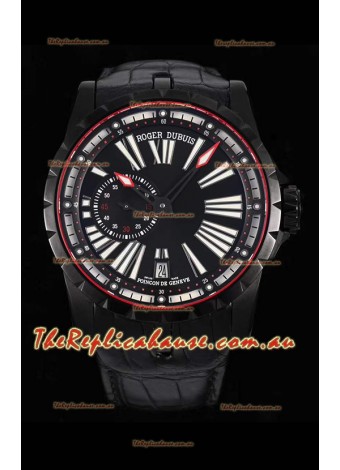 Roger Dubuis Excalibur DLC Coated Casing 1:1 Mirror Swiss Replica Timepiece