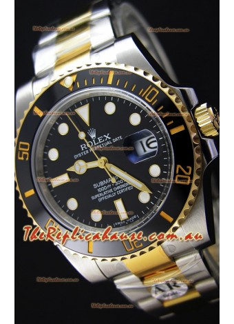 Rolex Submariner Date Ceramic Two Tone 116613 - Replica 1:1 Mirror - Ultimate 904L Steel Watch 