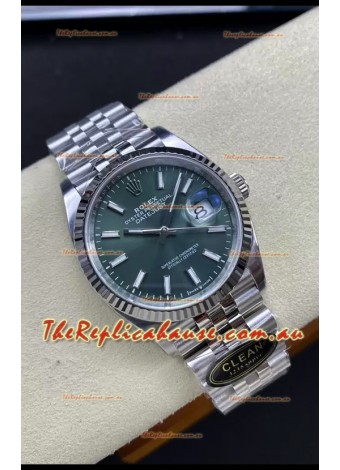 Rolex Datejust Cal.3235 Movement 1:1 Mirror Replica 904L Steel 36MM - Green Dial