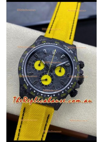 Rolex Daytona DiW Lemon Carbon Edition Watch - Forged Cabon Casing 1:1 Mirror Replica