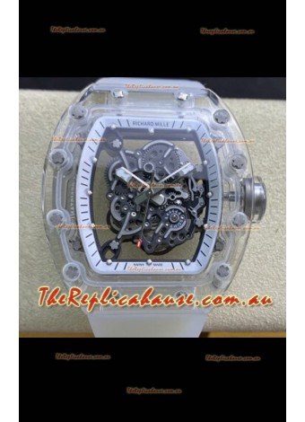 Richard Mille RM35-02 Transparent Casing Swiss Replica Watch 