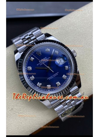 Rolex Datejust 126334 41MM ETA 3235 Swiss 1:1 Mirror Replica Watch in 904L Steel - Blue Dial