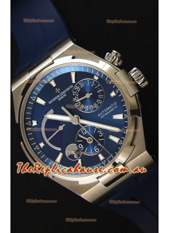 Vacheron Constantin Overseas Dual Time Blue Dial Swiss Replica Watch 