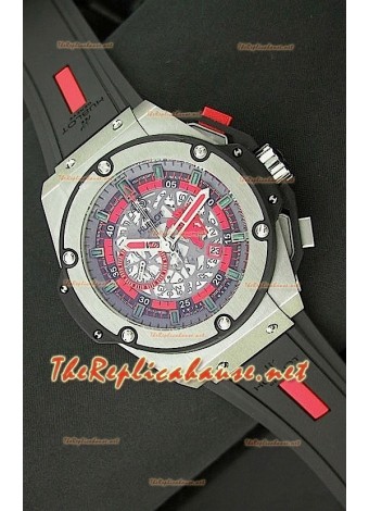 Hublot Big Bang King Power Manchester United Japanese Watch in Steel