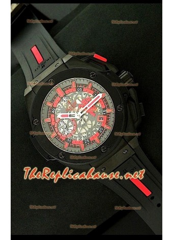 Hublot King Power Manchester United Swiss Watch in PVD