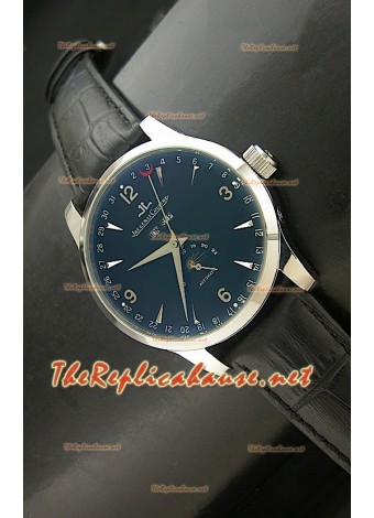 Jaeger LeCoultre Moonphase Japanese Watch in Black Dial