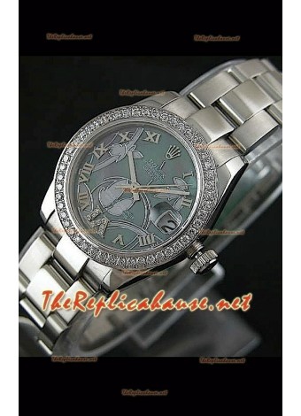 Rolex Datejust Ladies Japanese Watch in Steel Case 31MM
