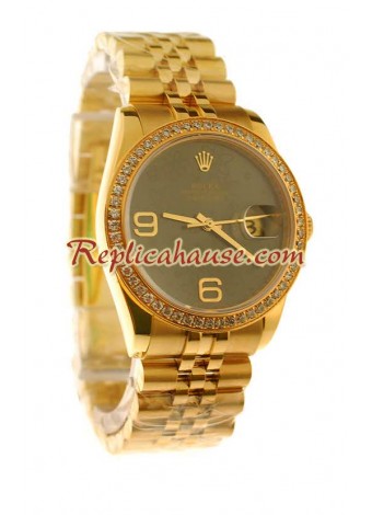 Rolex Swiss Floral Motif 2011 Edition Datejust Wristwatch ROLX832
