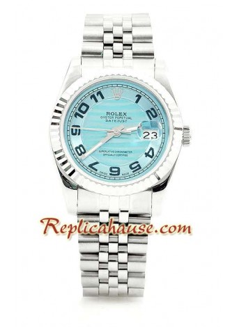 Rolex Datejust Silver Mens Wristwatch ROLX391