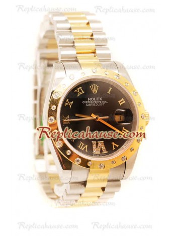 Rolex Datejust Two Tone Wristwatch ROLX461