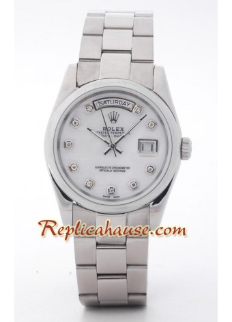 Rolex Day Date Silver ROLX519