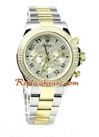 Rolex Daytona Diamonds Dial Edition Wristwatch ROLX646