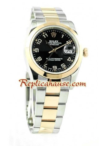Rolex Datejust Mens Wristwatch - Pink Gold ROLX357
