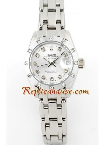 Rolex DateJust - Silver-Lady's ROLX36