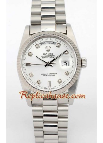 Rolex Day Date-Silver ROLX155
