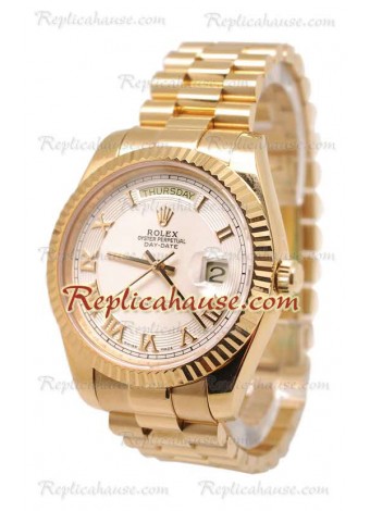 Rolex Day Date II Gold Swiss Wristwatch ROLX499