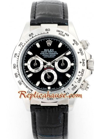 Rolex Daytona Wristwatch with Leather Strap ROLX217