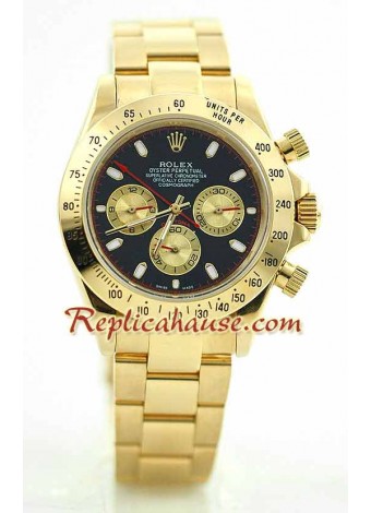 Rolex Daytona 18K Gold Wristwatch ROLX185
