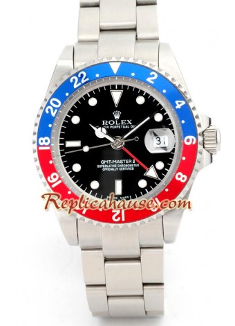 Rolex GMT Masters II Swiss Wristwatch ROLX664