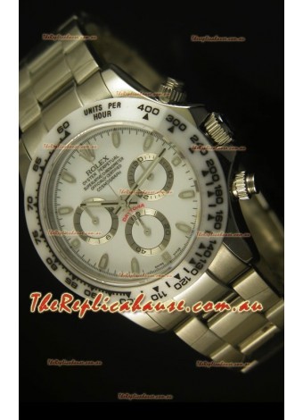 Rolex Daytona Cosmograph White Ceramic Bezel Replica Timepiece